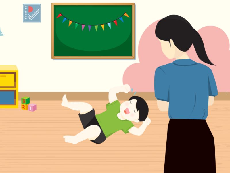 Phải làm gì khi trẻ tự kỷ ăn vạ?