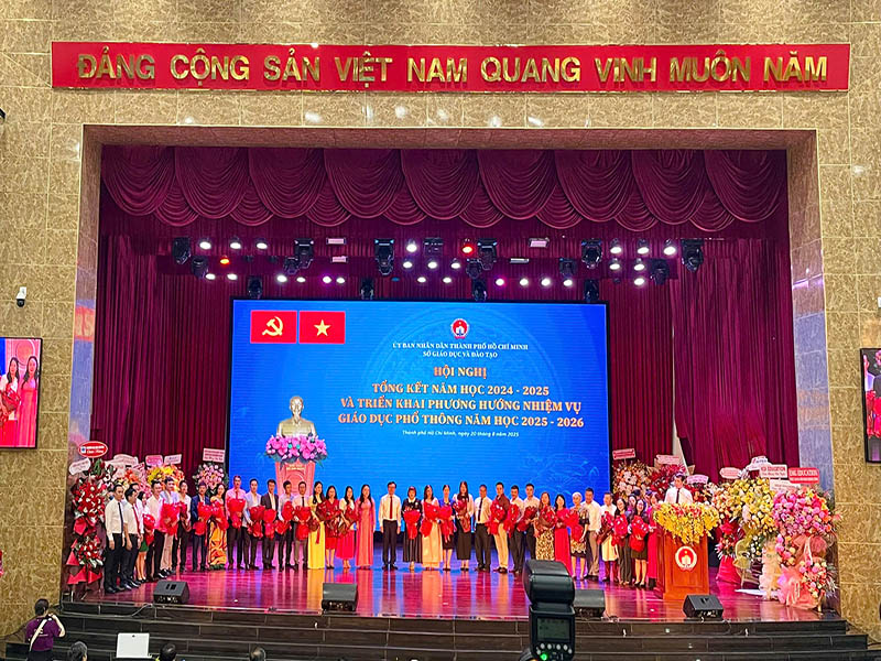 Hội nghị tổng kết năm học 2024-2025 và triển khai phương hướng nhiệm vụ giáo dục phổ thông năm học 2025 – 2026