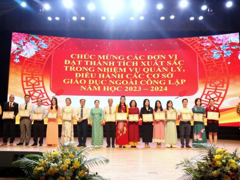 Hội nghị Tổng kết NH 2023 – 2024 và triển khai phương hướng, nhiệm vụ NH 2024 – 2025 đối với các cơ sở giáo dục ngoài công lập