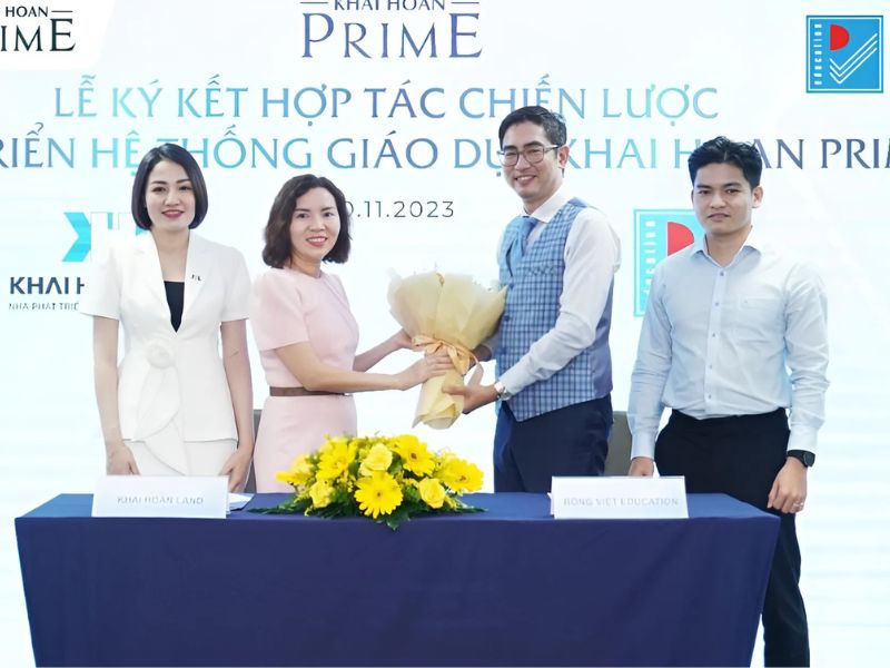 Khải Hoàn Land và Rồng Việt Education ký kết hợp tác chiến lược phát triển giáo dục